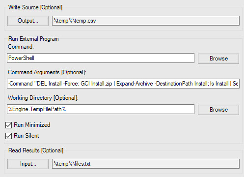 Installer Command Tool